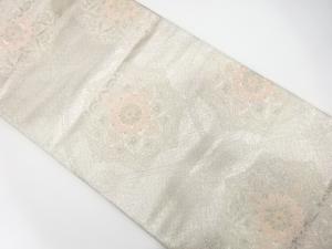 佐賀錦　組紐に華紋模様織り出し　袋帯